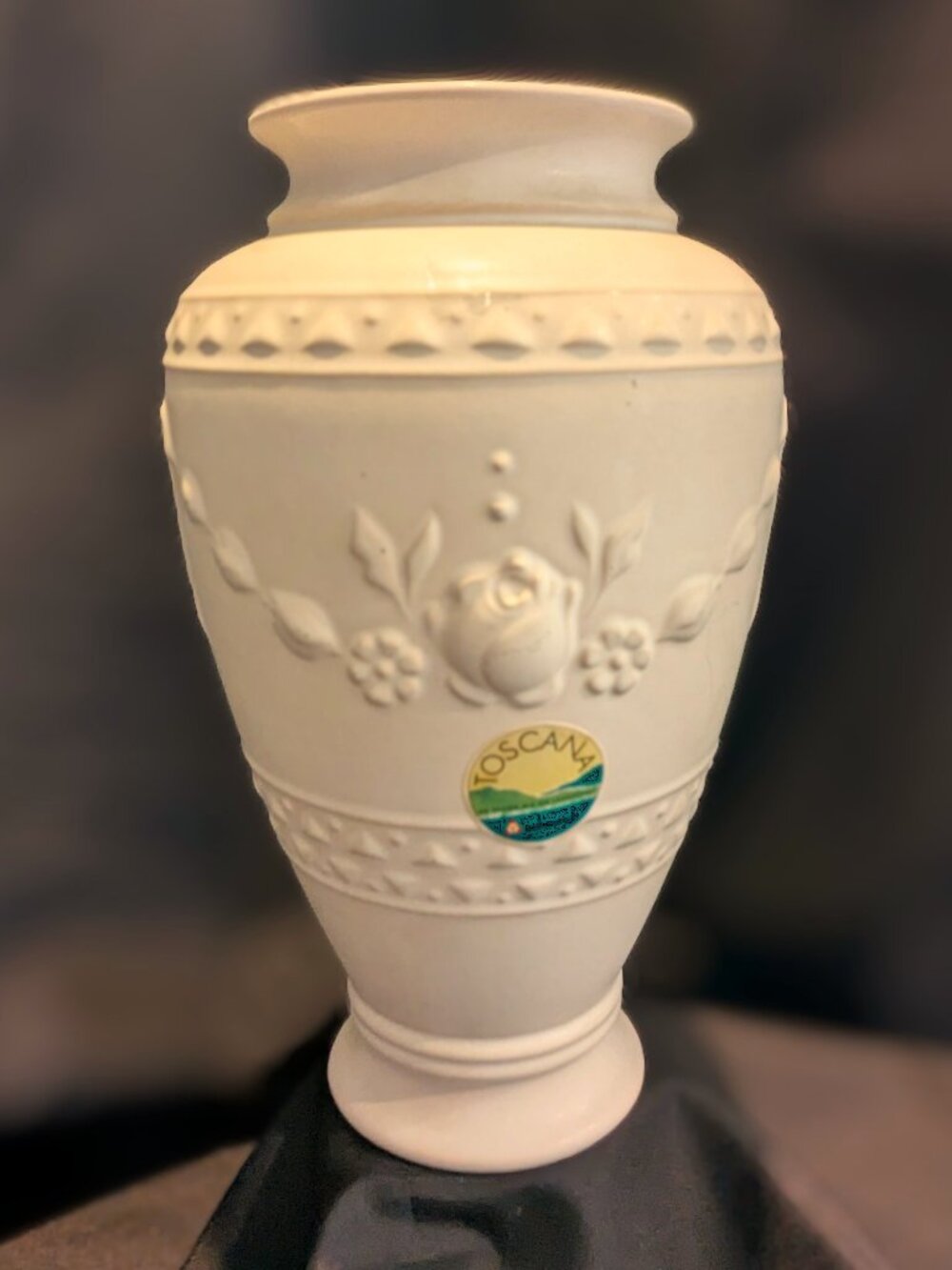 Grand Vase Blanc SCHEURICH ALLEMAGNE OCCIDENTALE #516-26